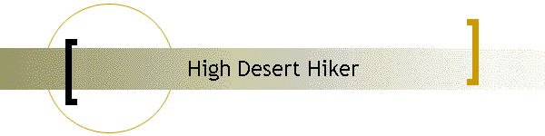 High Desert Hiker