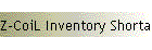 Z-CoiL Inventory Shortage